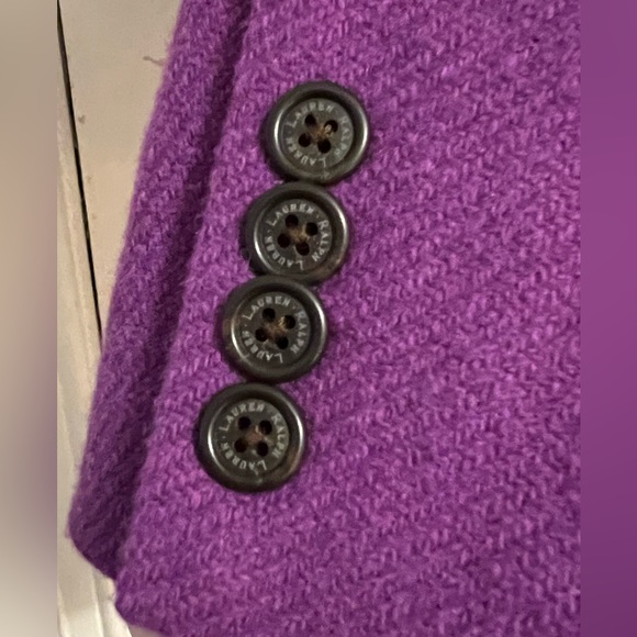 Vintage Ralph Lauren Blazer - Purple, Size 16W - Picture 5 of 11